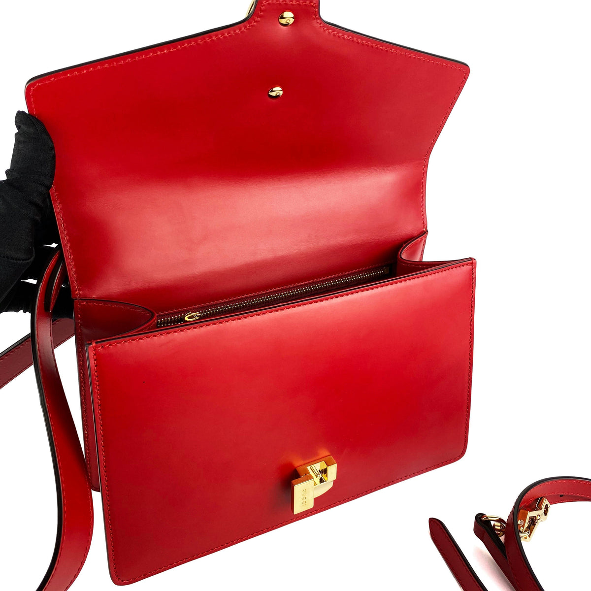 Gucci Sylvie Small Red Crossbody Bag