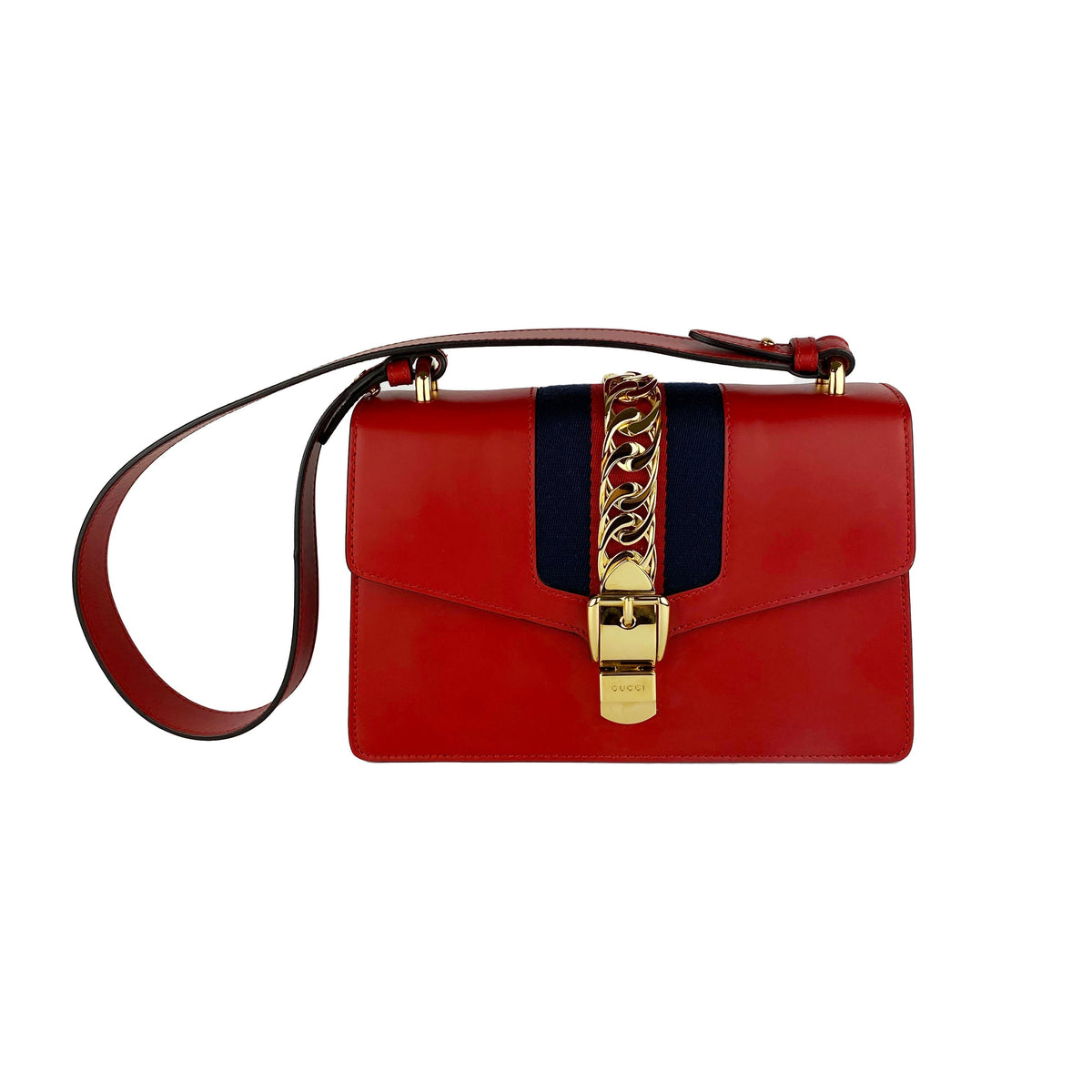 Gucci Sylvie Small Red Crossbody Bag