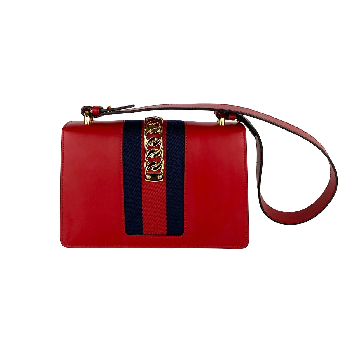 Gucci Sylvie Small Red Crossbody Bag
