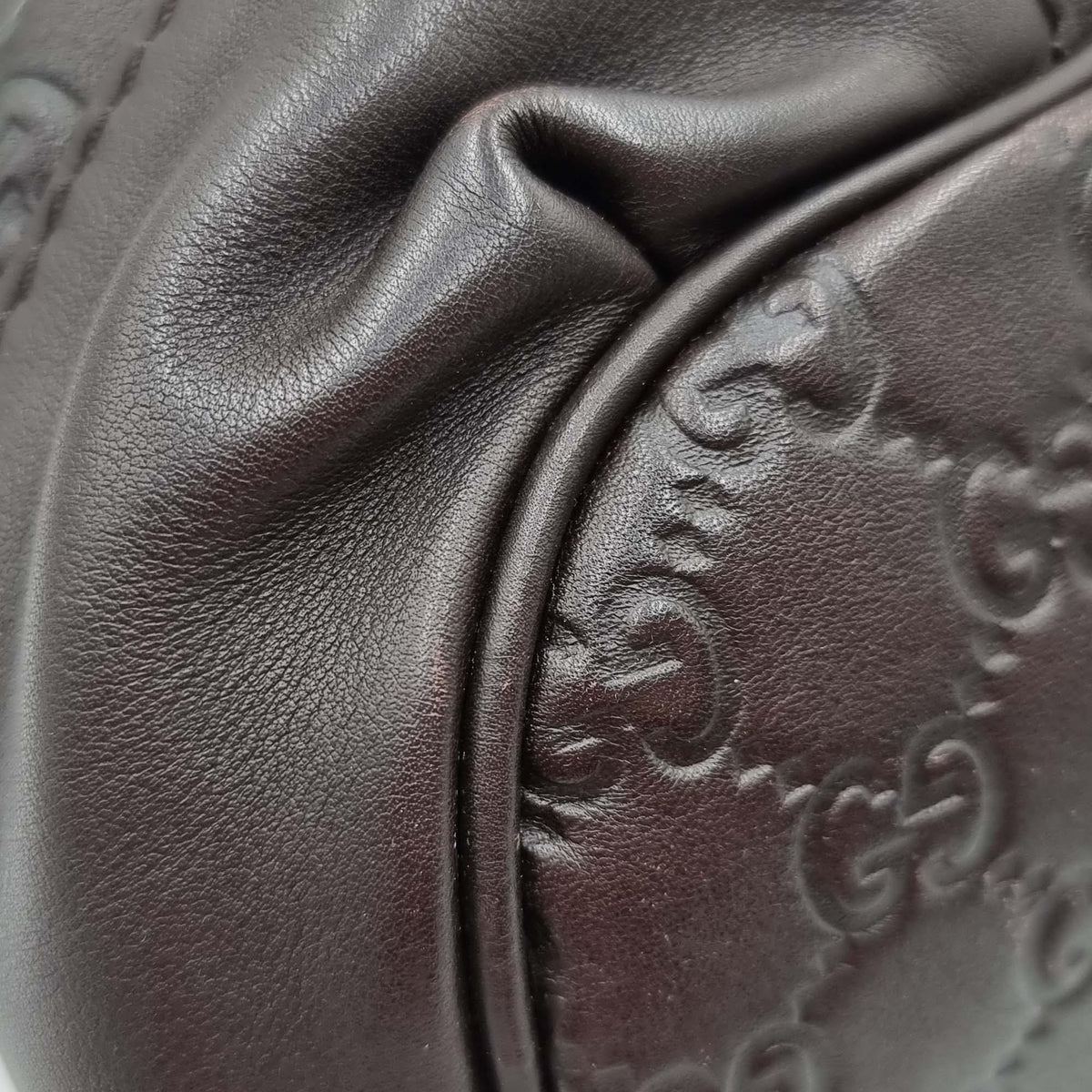 Signature Sukey Top Handle Bag Dark Brown