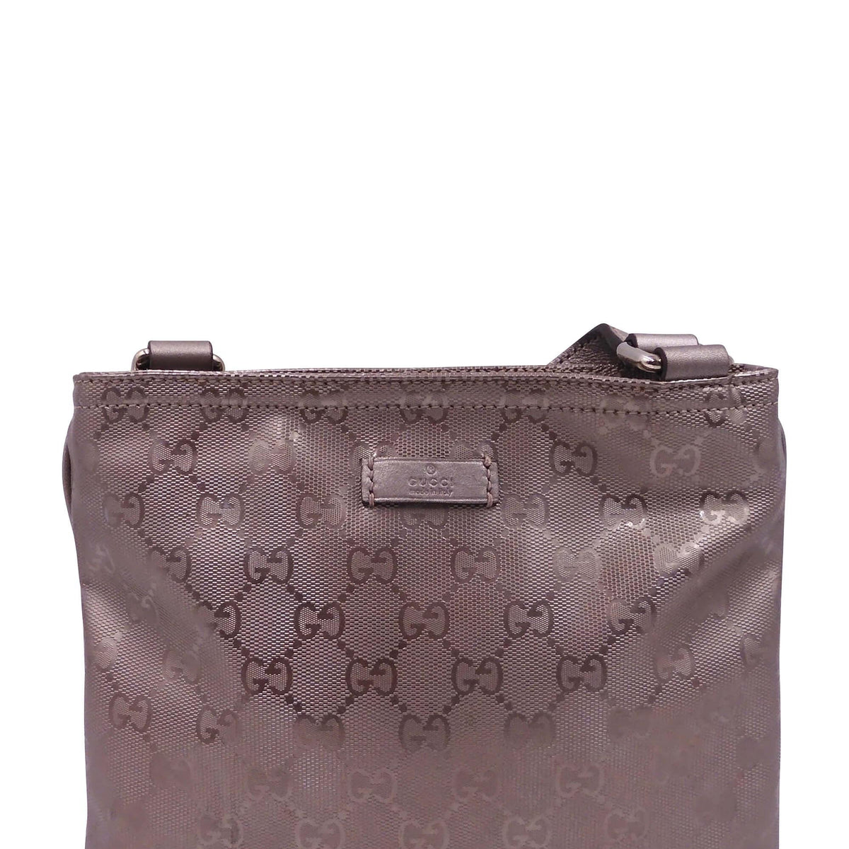Small Crossbody Messenger Bag Bronze