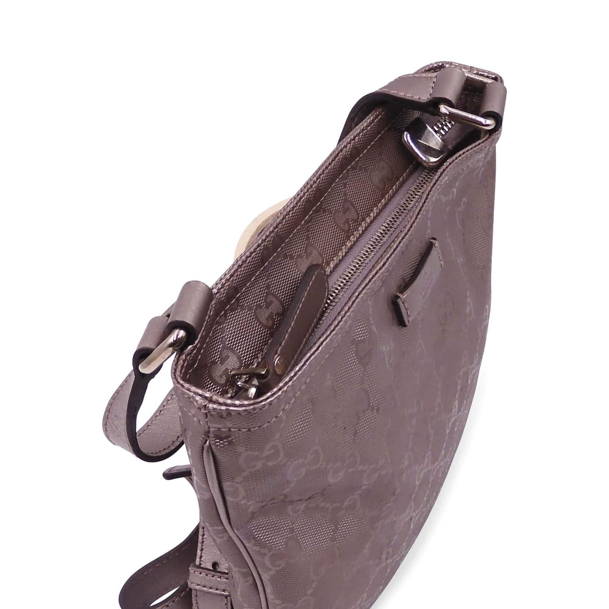 Small Crossbody Messenger Bag Bronze
