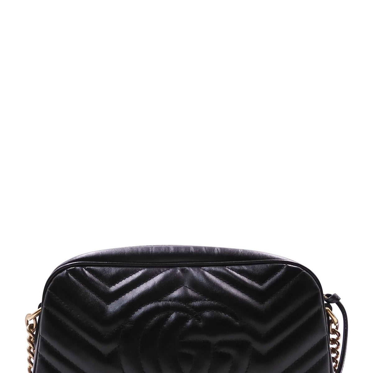 Small GG Marmont Matelasse Shoulder Bag Black