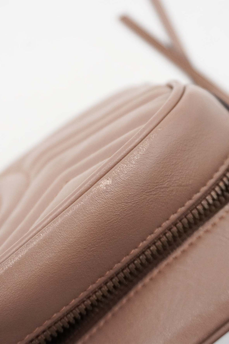 Small GG Marmont Matelasse Shoulder Bag Dusty Pink Dusty Pink