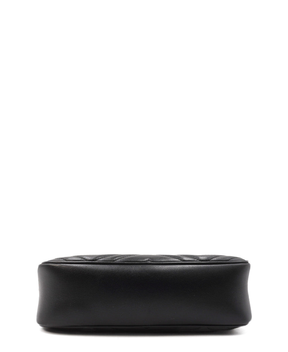 Small Marmont Matelasse Camera Bag Black
