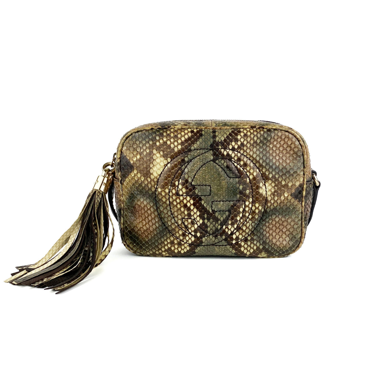 Gucci Snakeskin Small Soho Disco Bag