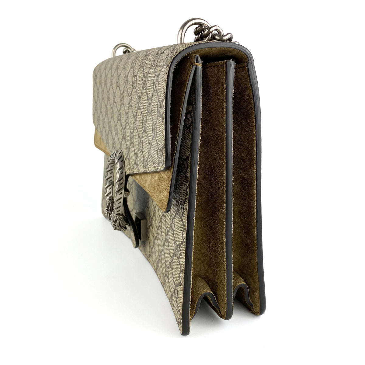 Gucci Dionysus Bag with Taupe Suede Trim