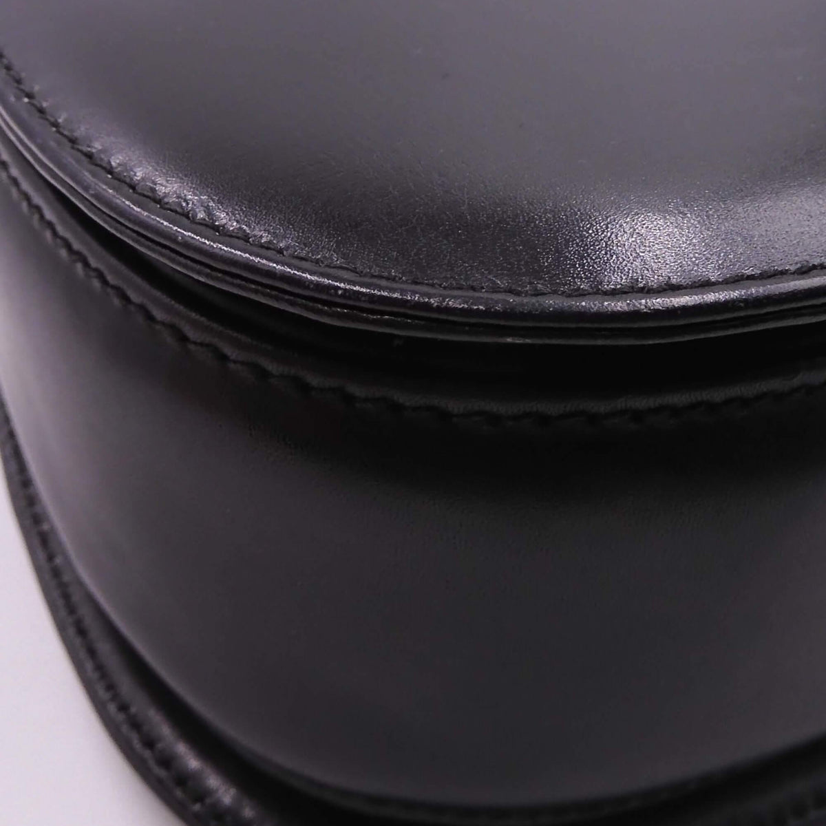 Vintage Bamboo Top Handle Bag Black
