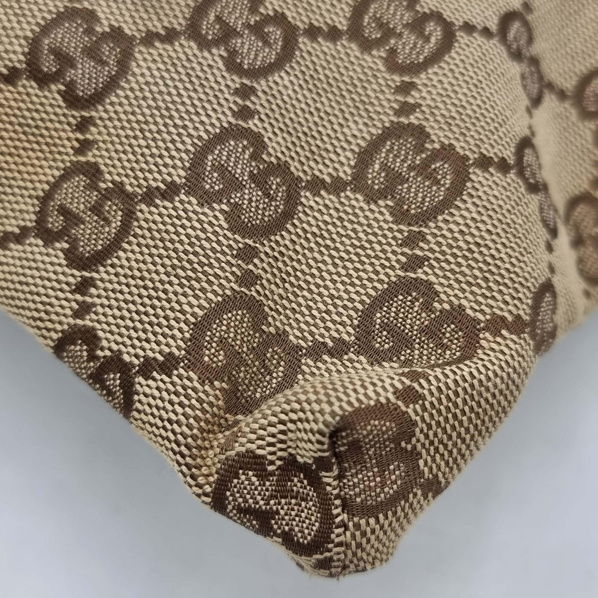Vintage GG Supreme Belt Bag Brown