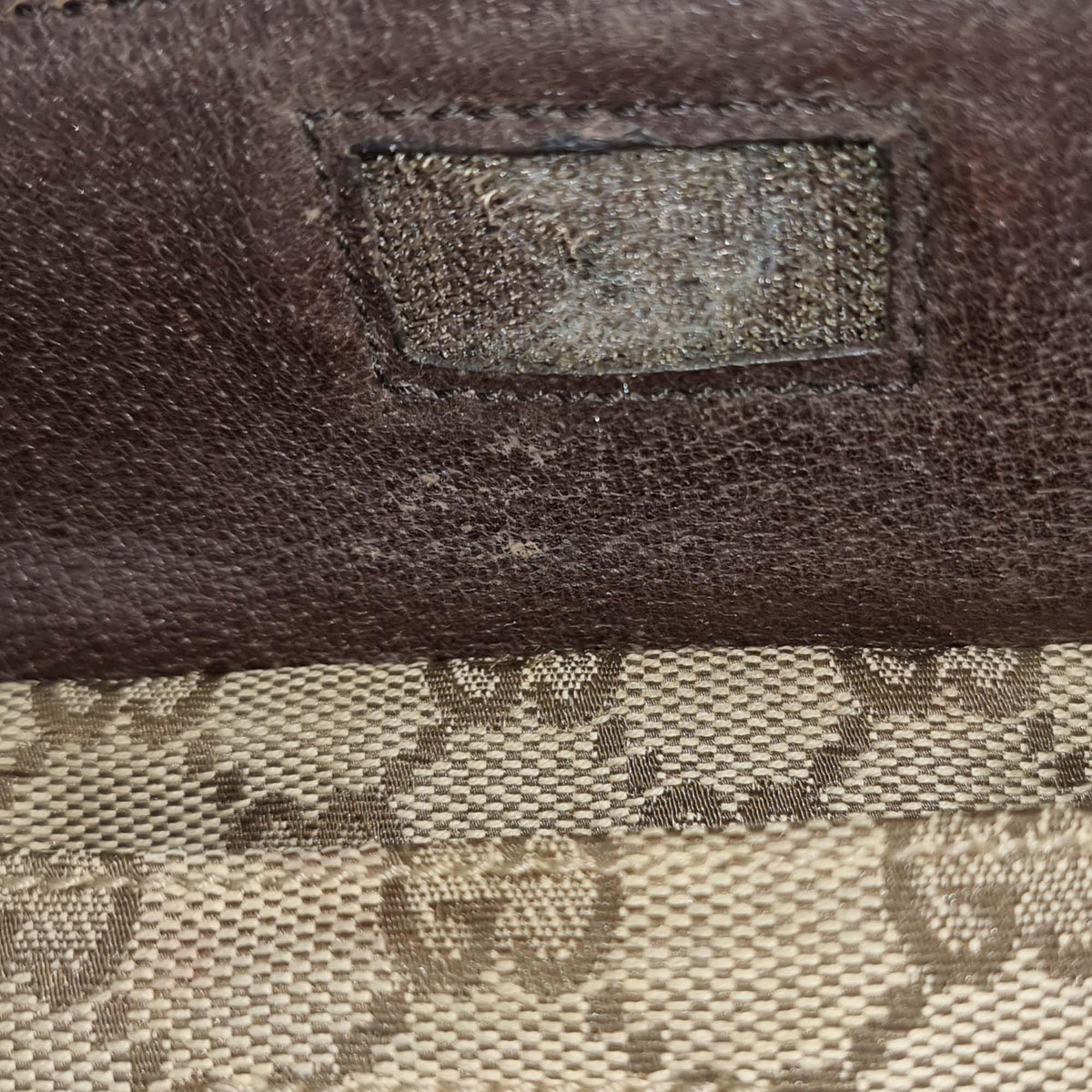 Vintage GG Supreme Belt Bag Brown