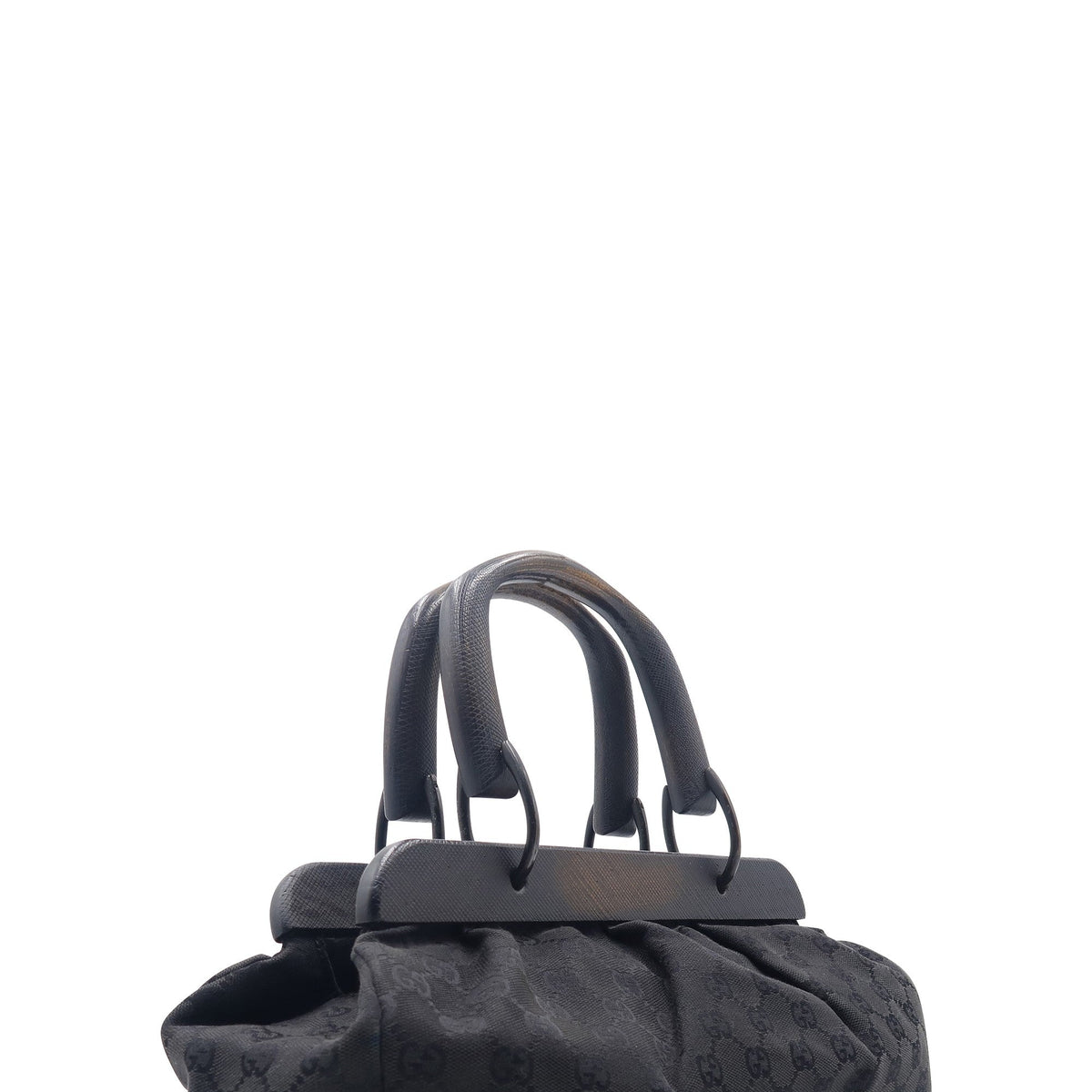 Vintage Top Handle Frame Bag Black