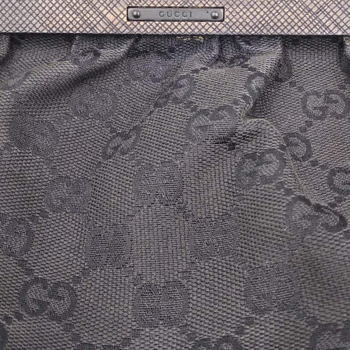 Vintage Top Handle Frame Bag Black