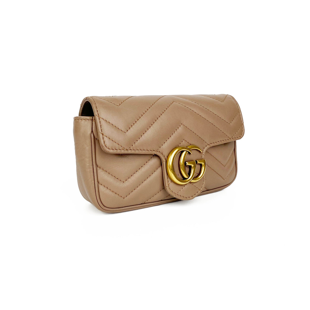Gucci Dusty Pink Super Mini Marmont Bag