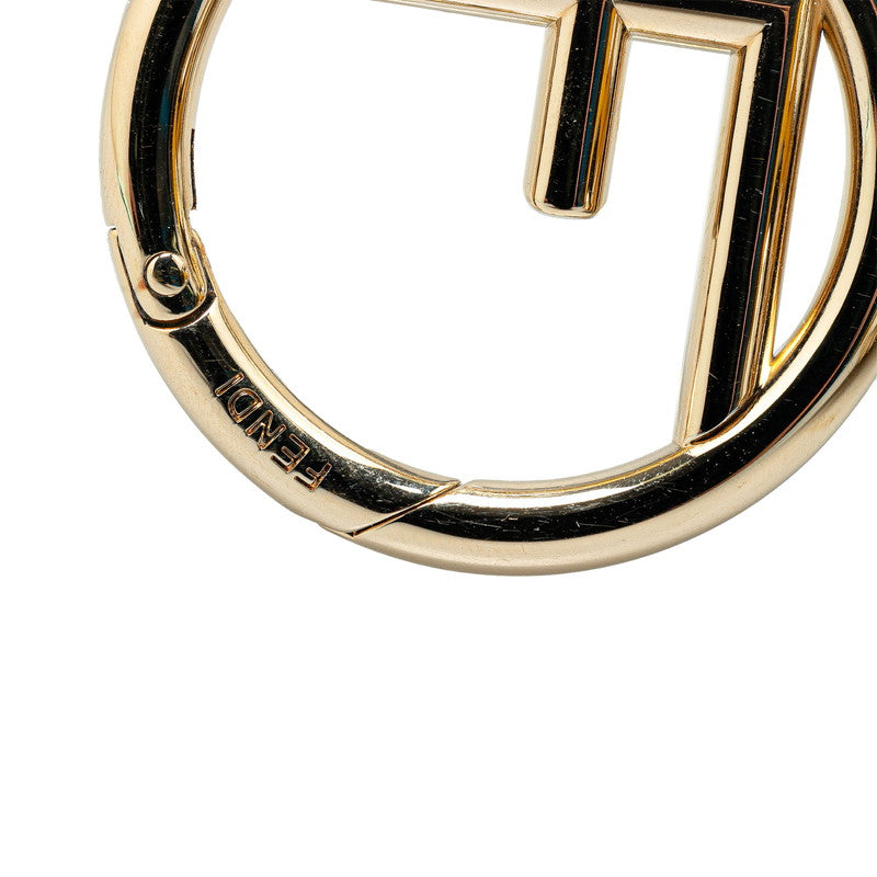 Top quality Fendi Zucca Space Monkey Bag Charm Key Holder Canvas Leather