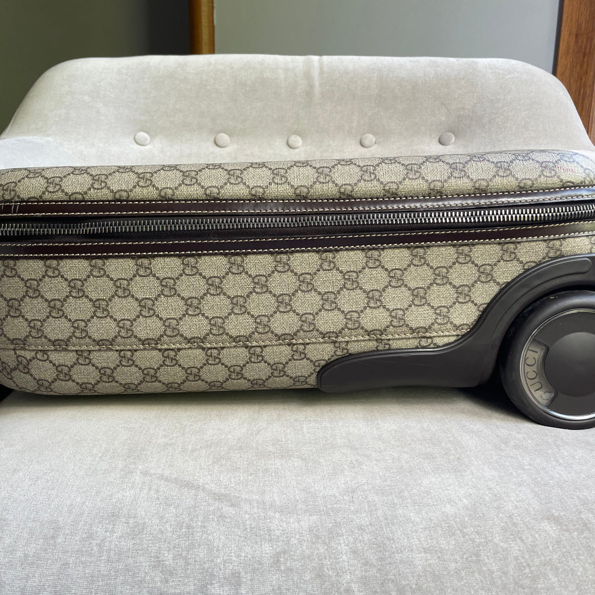 Gucci Supreme Canvas Monogram GG Cabin Suitcase