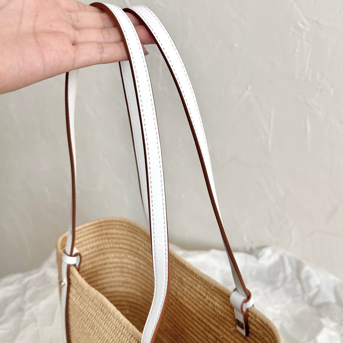 LOEW SMALL SQUARE BASKET BAG