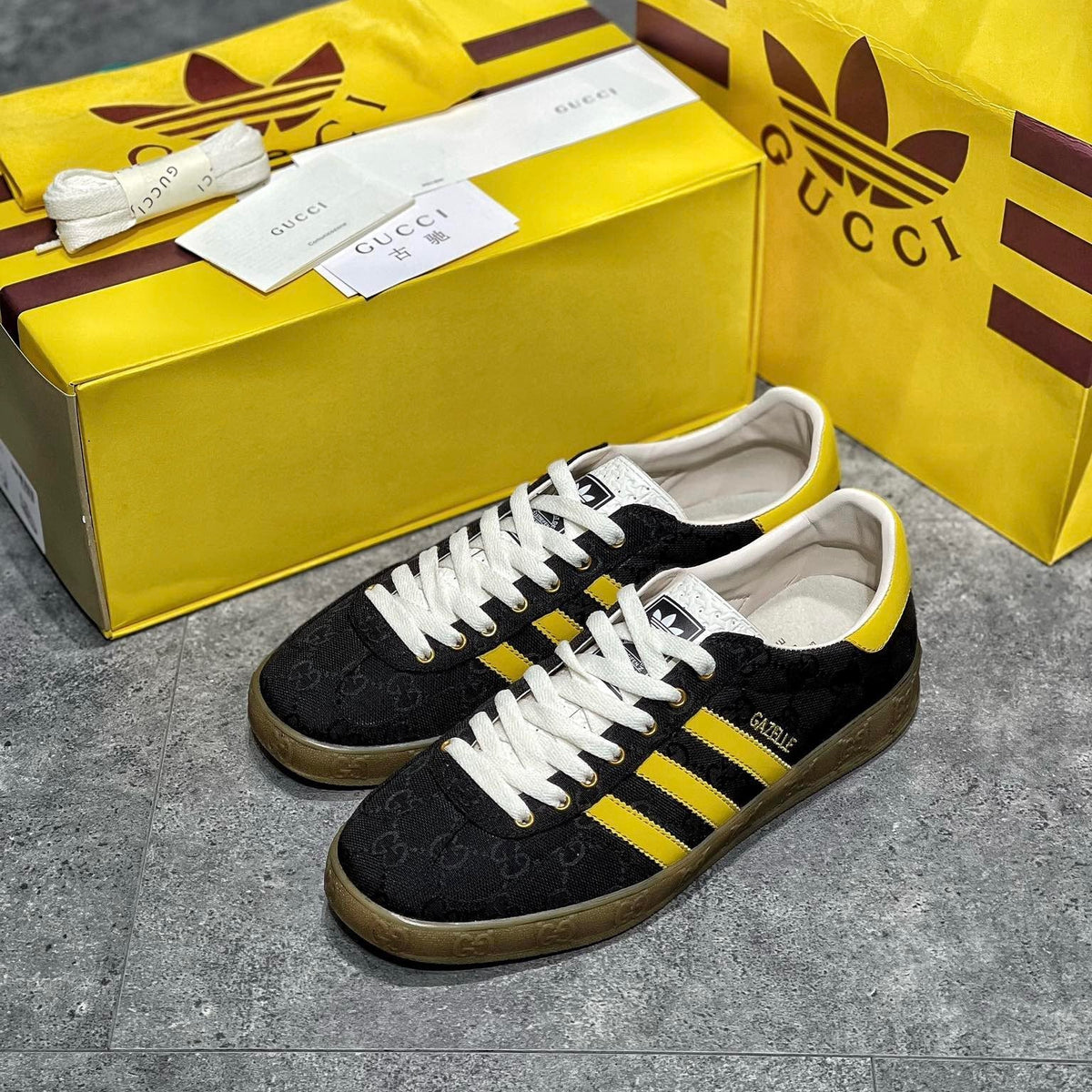 GG x ADID GAZELLE SNEAKER
