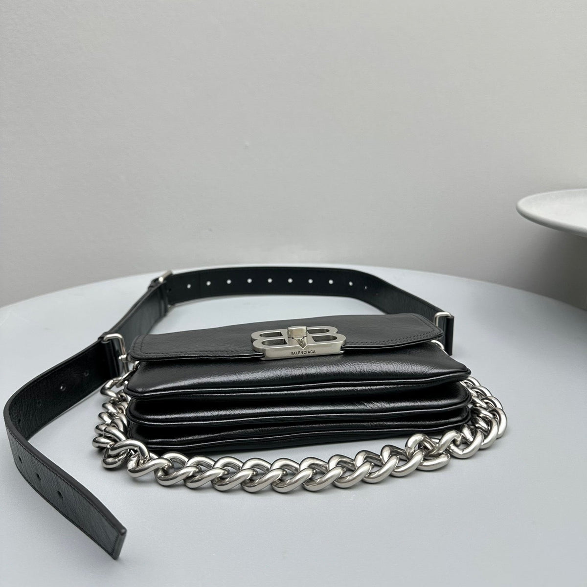 BAL BB SMALL SOFT FLAP BAG