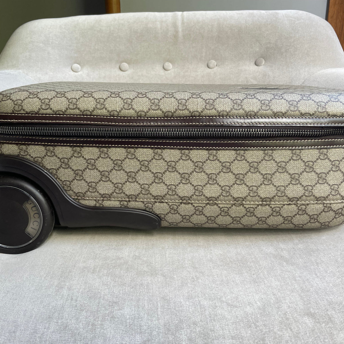 Gucci Supreme Canvas Monogram GG Cabin Suitcase
