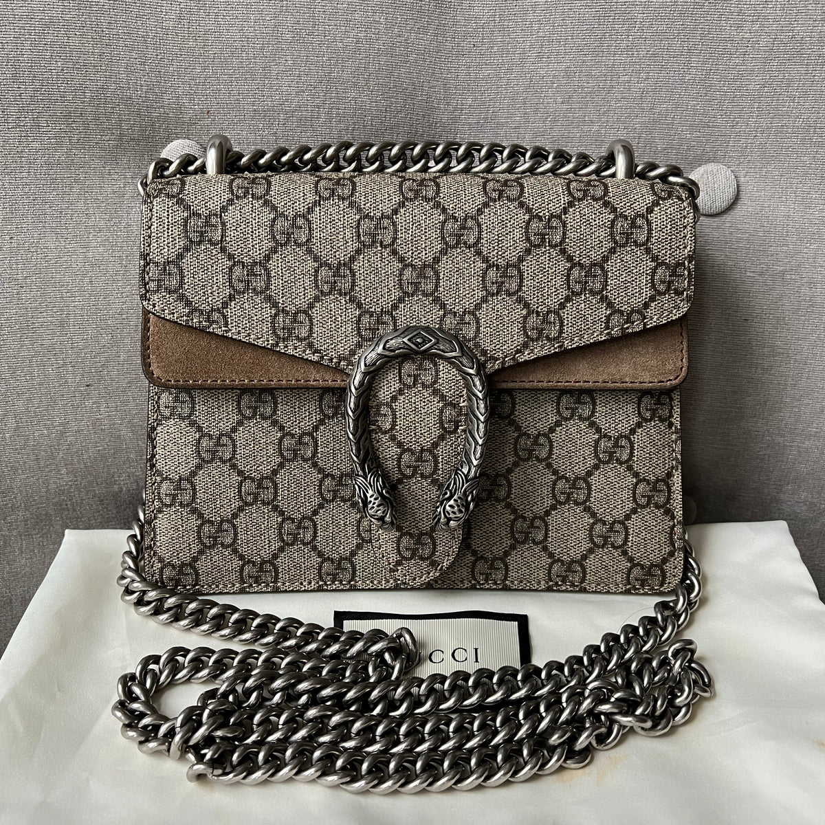 Gucci Dionysus GG Supreme Mini Shoulder Bag (RRP £1,750)