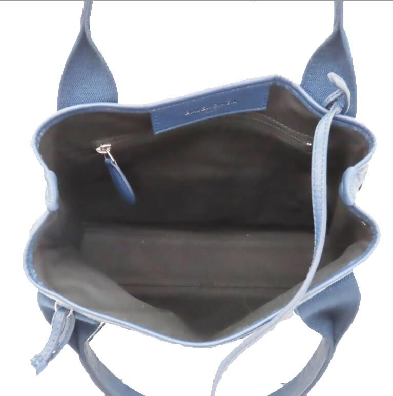 balenciaga Navy Cabas XS Leather Tote