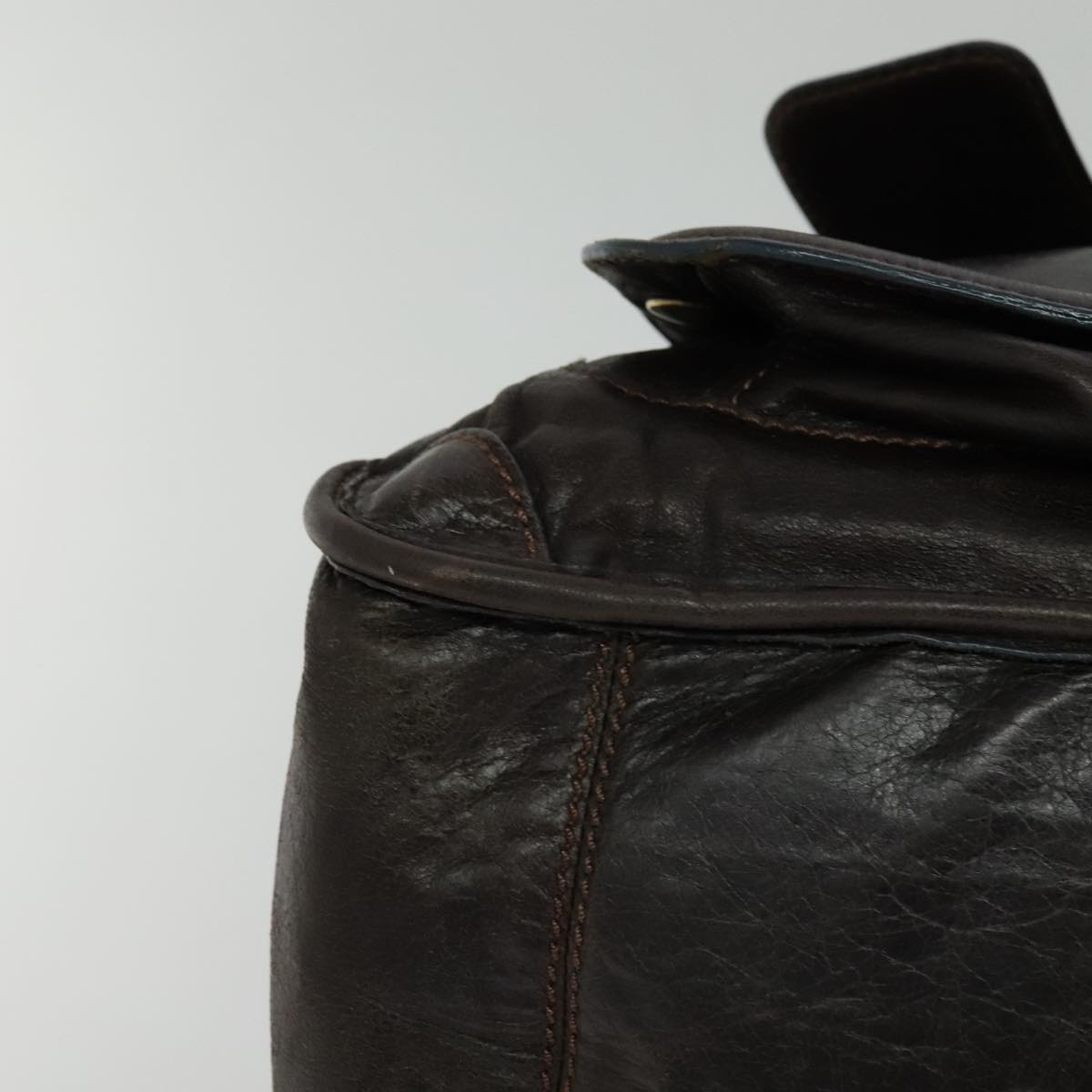 Chloe Bay Hand Bag Leather Brown ki5335