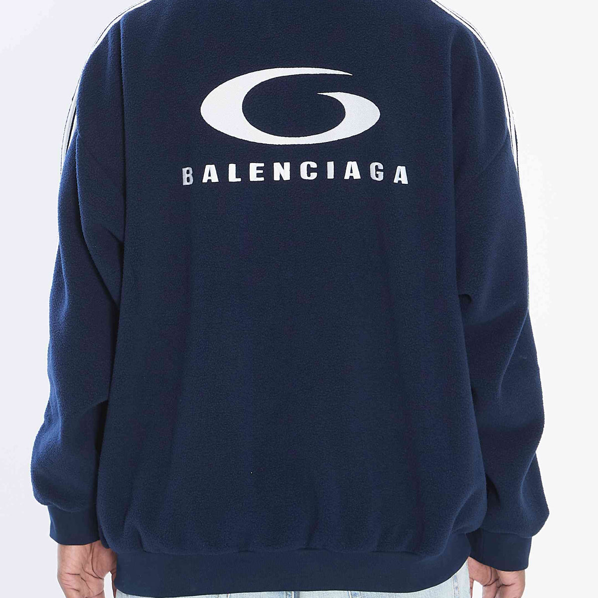 Balenciaga Men Loop Sports Icon Zip-Up Jacket