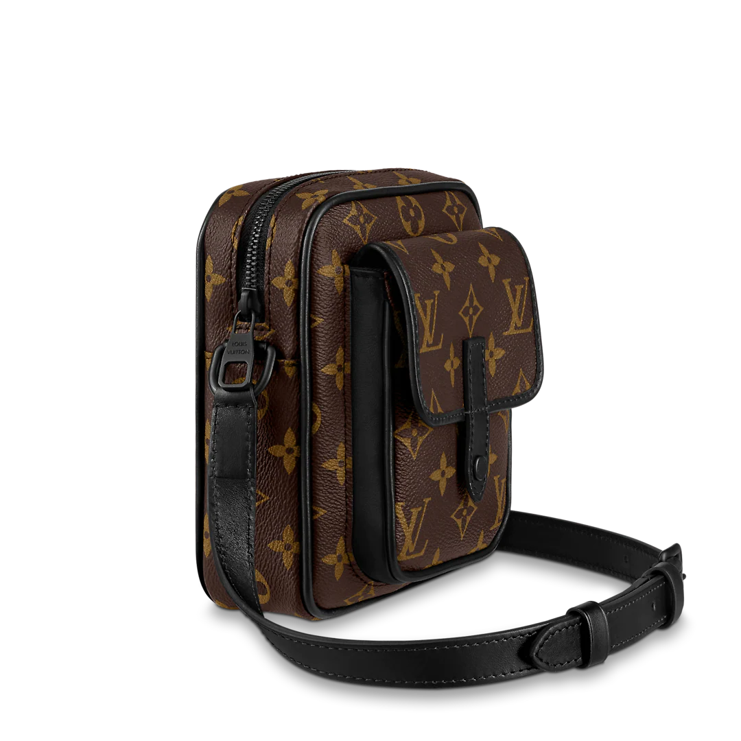 Louis Vuitton Christopher Wearable Wallet Monogram Macassar Canvas