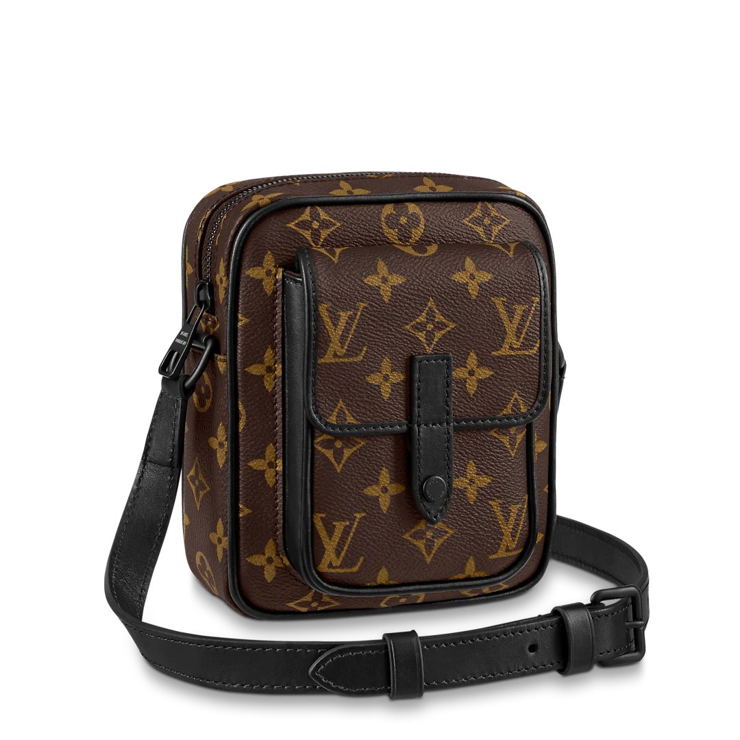 Louis Vuitton Christopher Wearable Wallet Monogram Macassar Canvas