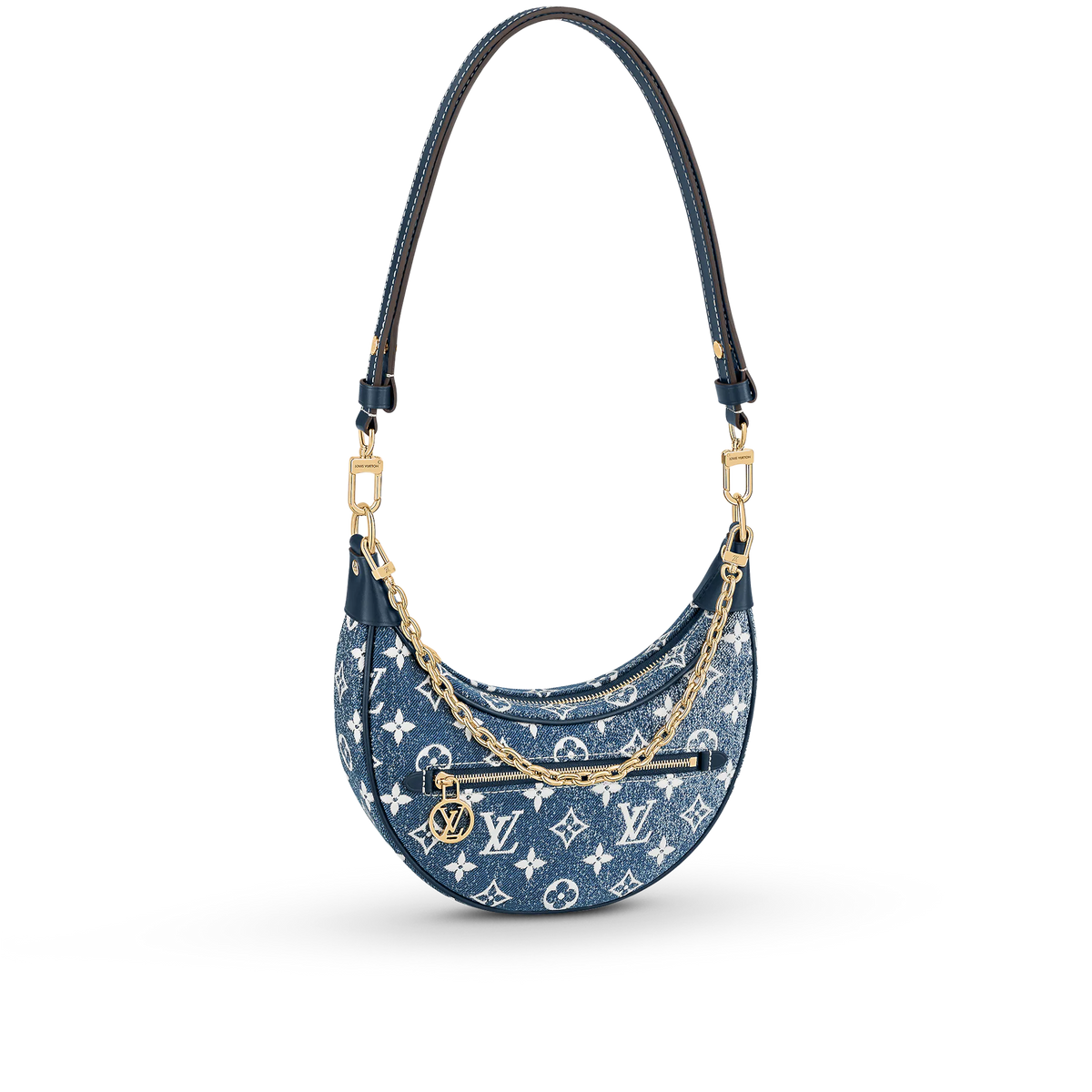 Louis Vuitton Loop Baguette Bag Navy Blue