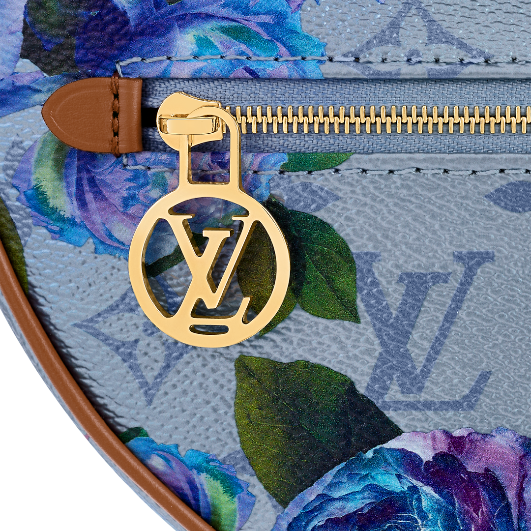 Louis Vuitton Loop Bag Floral Pattern Blue