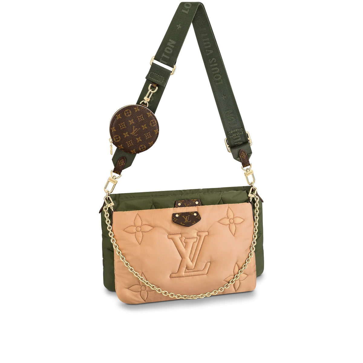 Louis Vuitton Maxi Multi Pochette Accessoires Beige
