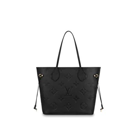 Neverfull MM Monogram Empreinte Leather In Black