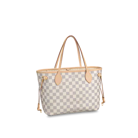 Neverfull PM Damier Azur In Beige