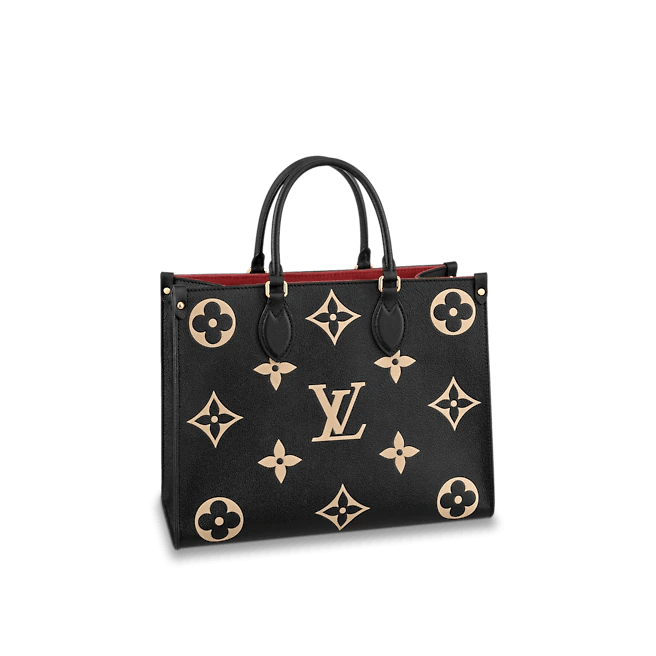 Louis Vuitton Onthego MM Bicolour Monogram Empreinte Leather - Handbags