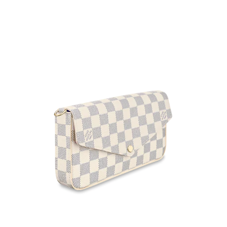 Louis Vuitton FÉLICIE POCHETTE DAMIER AZUR CANVAS