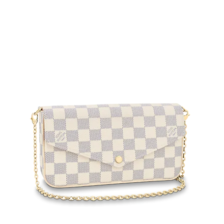 Louis Vuitton FÉLICIE POCHETTE DAMIER AZUR CANVAS