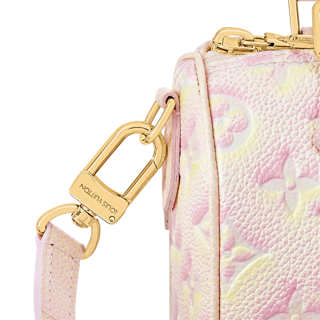 Louis Vuitton Speedy Nano -Pink- Monogram Empreinte Leather