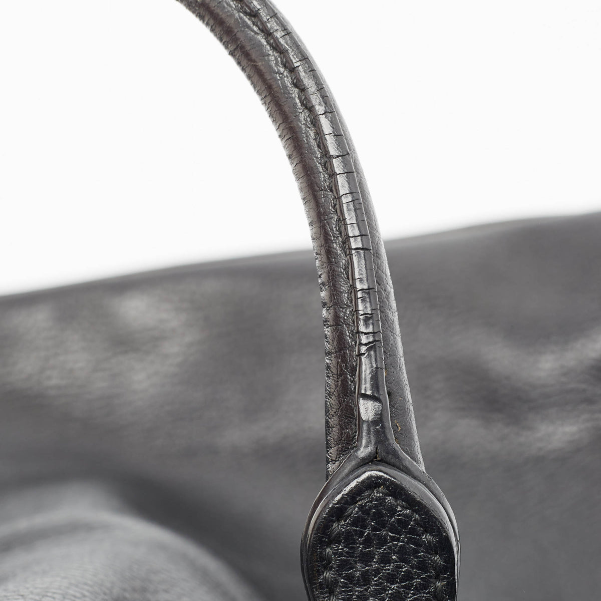 GUCCI Black Leather Briefcase Bag
