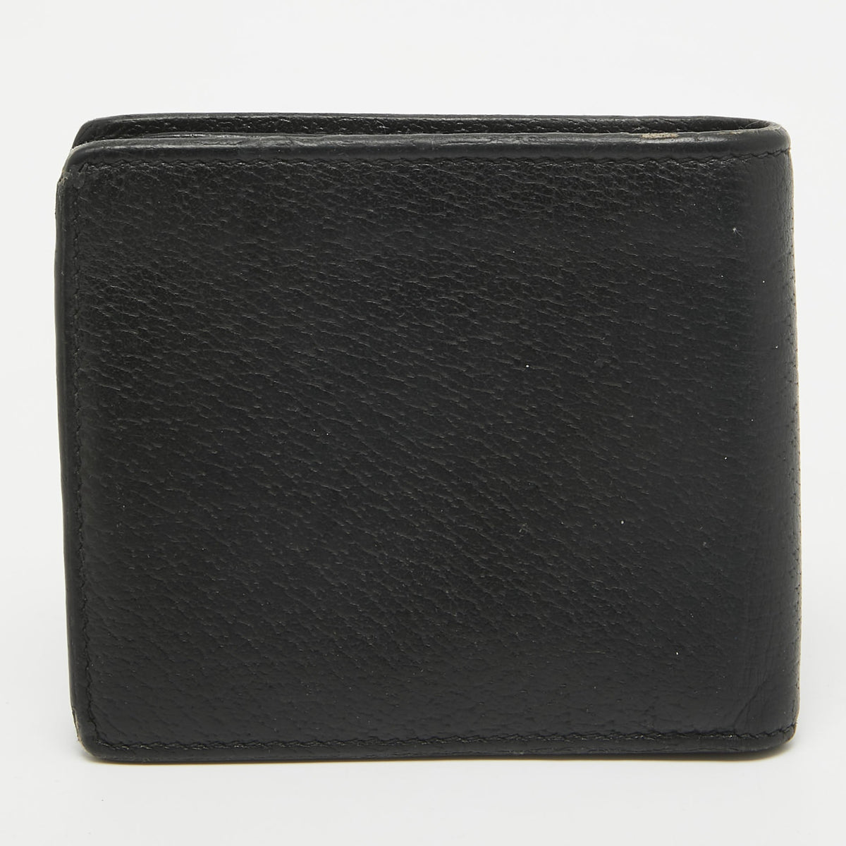 GUCCI Black Leather Animalier Bifold Wallet