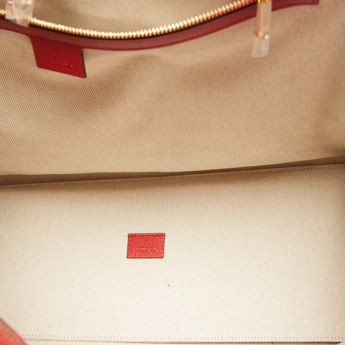 GUCCI Multicolor Woven Fabric and Leather Square G Mykonos Tote