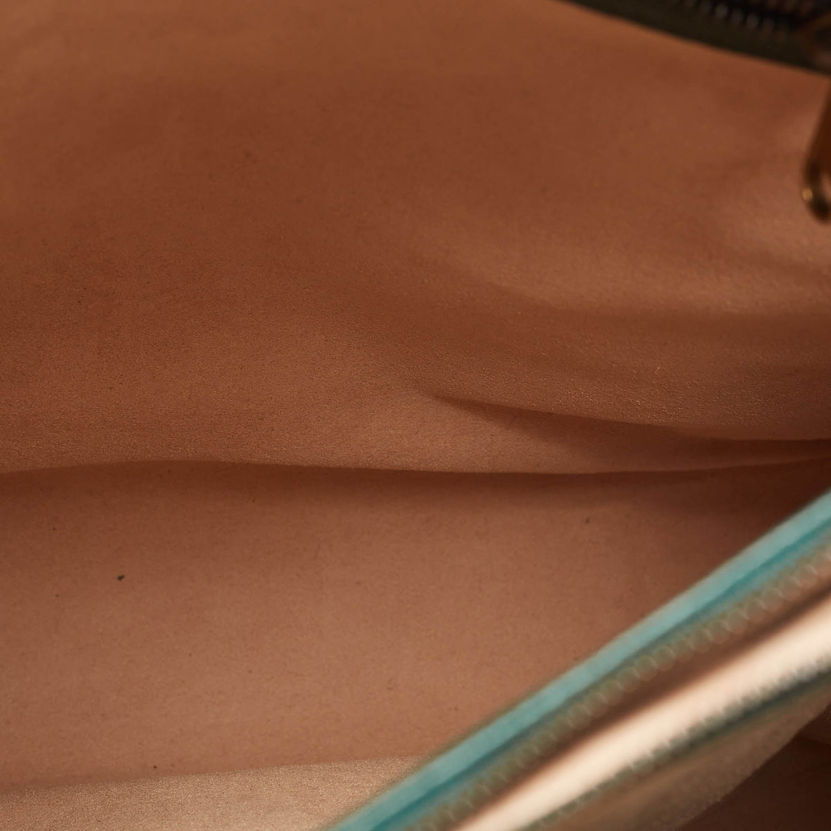 GUCCI Green Leather Bamboo Diana Tote