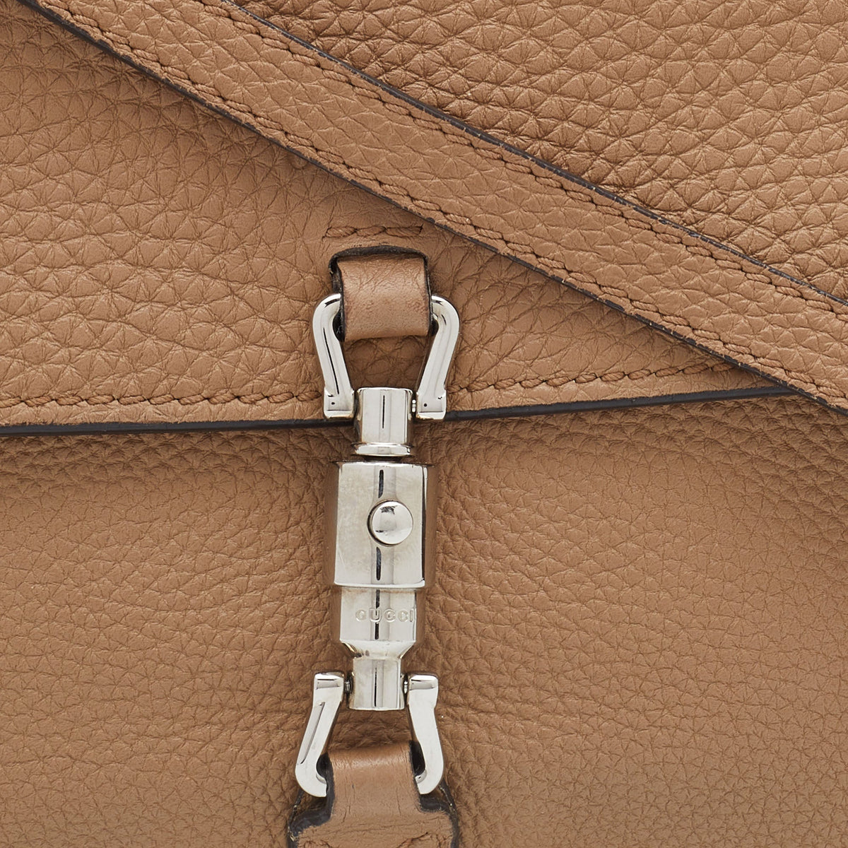 Gucci Dark Beige Leather Jackie Crossbody bag