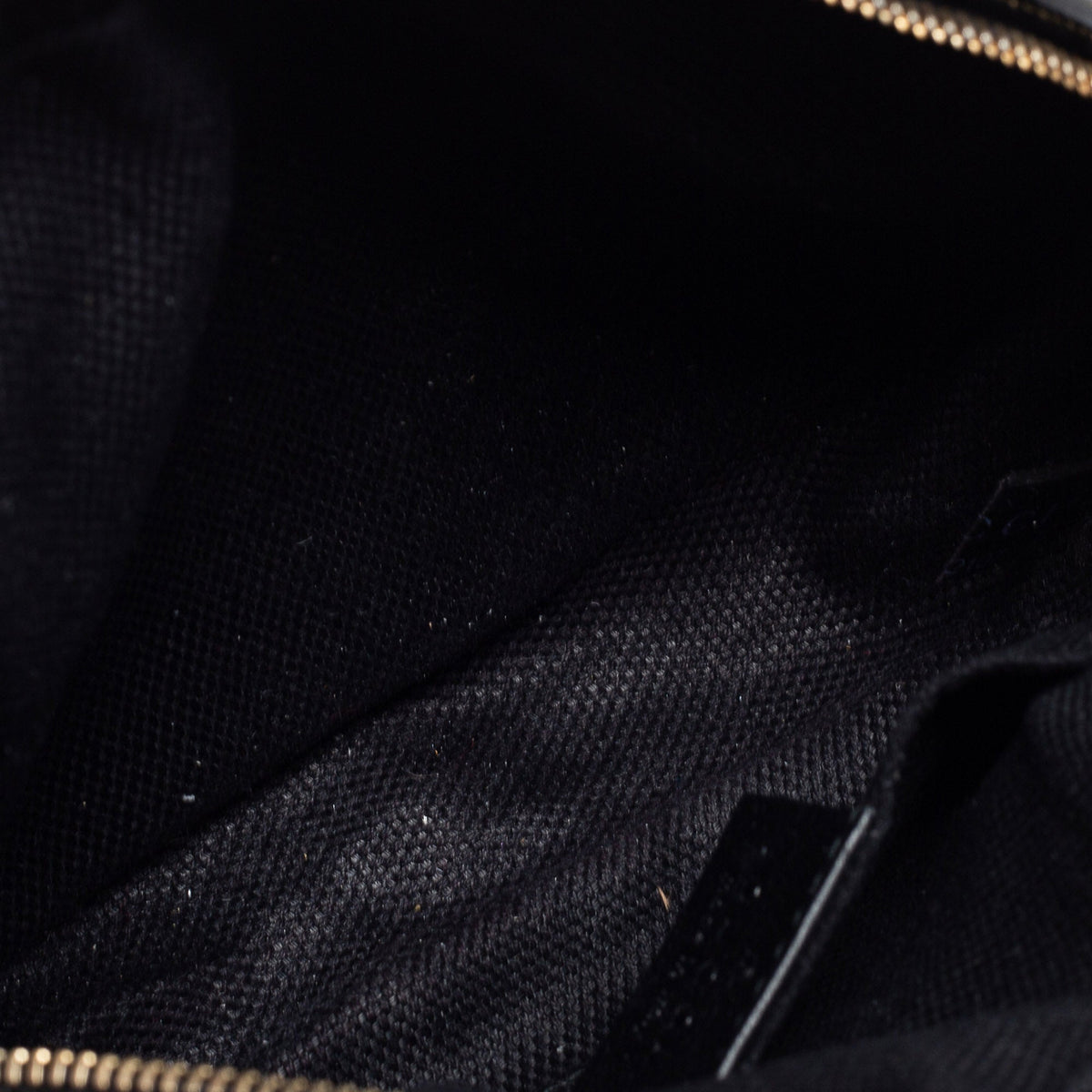 Gucci Black Patent Leather Mini Soho Chain Shoulder Bag