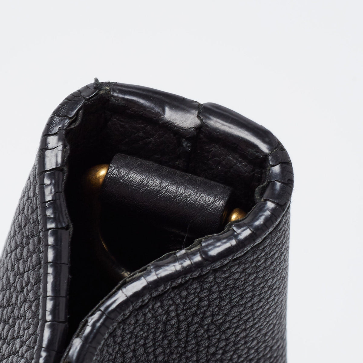 Gucci Black Leather Small Jackie Bucket Bag