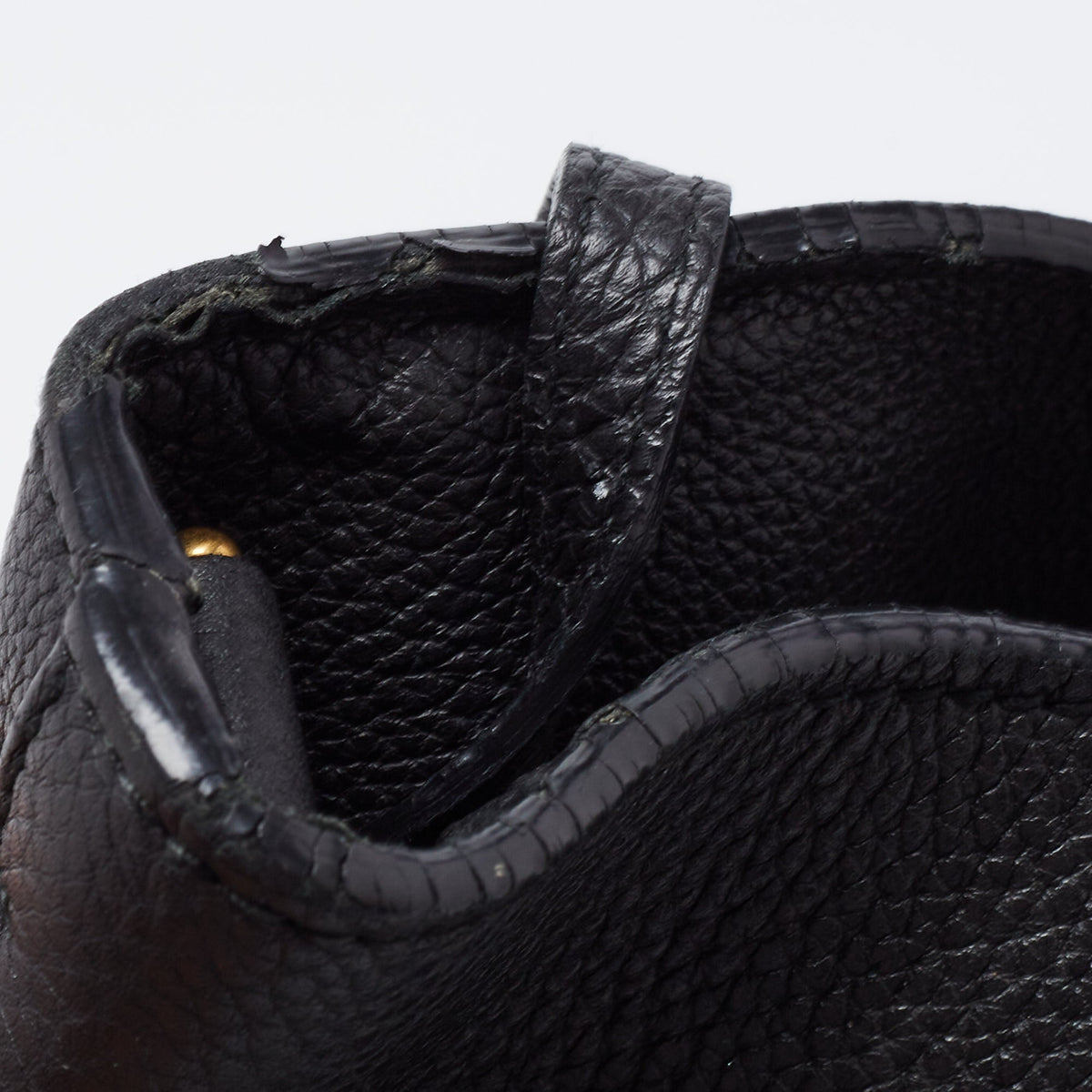 Gucci Black Leather Small Jackie Bucket Bag