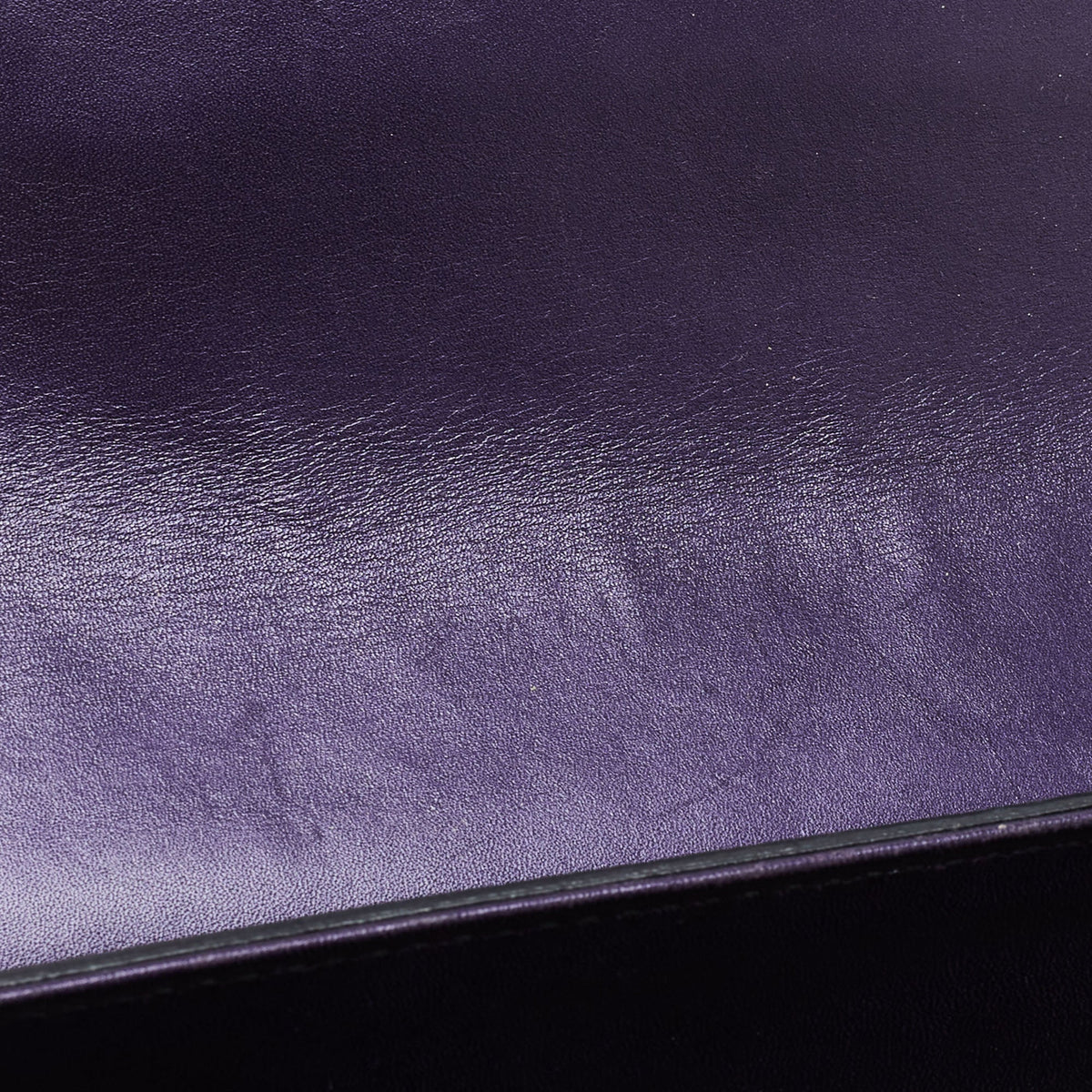 GUCCI Purple ssima Patent Leather Large Emily Chain Shoulder Bag