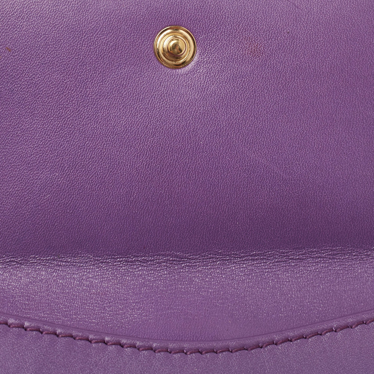 GUCCI Purple Leather Jackie 1961 French Wallet