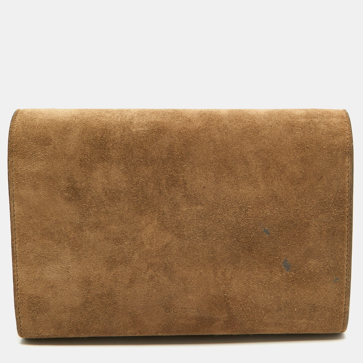 GUCCI Beige Suede Mini Dionysus Shoulder Bag