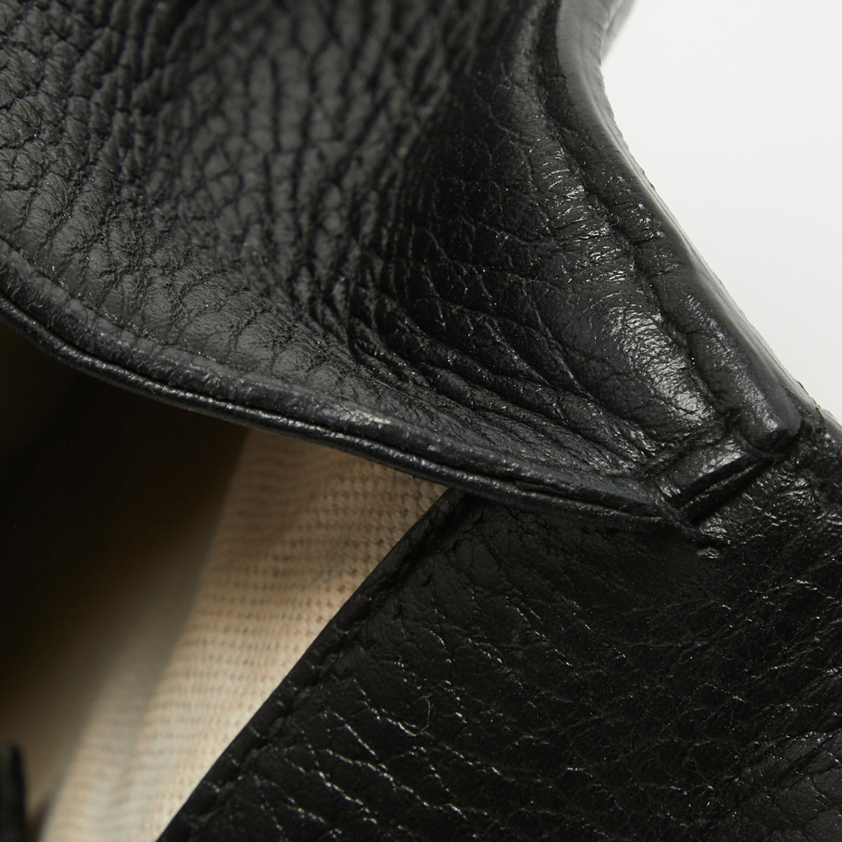 GUCCI Black Leather Mini Dionysus Shoulder Bag
